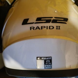 Casco de moto integral blanco