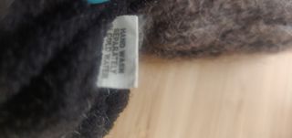 Guantes de lana abiertos marrones