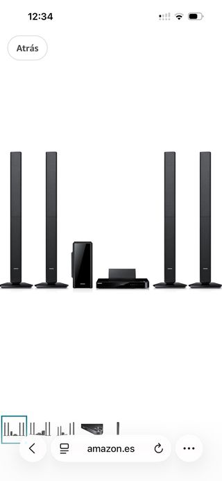 Home cinema Samsung 5.1 negro
