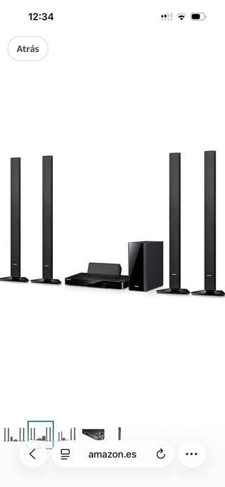 Home cinema Samsung 5.1 negro