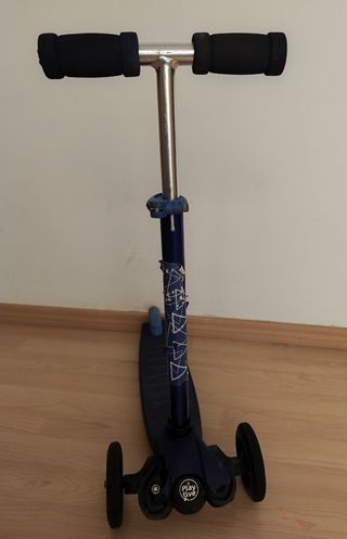 Patinete 3 ruedas azul 
Play tive