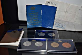 Monedas del 25 aniversario de la boda de S.S.M.M.