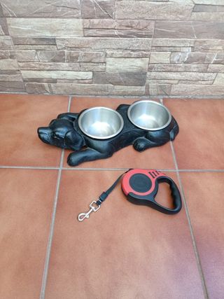 Comedero doble para perro
