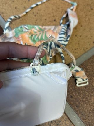 Bikini RVCA Talla XS Tiro Alto Estampado