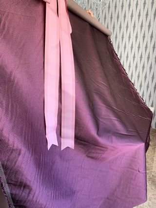 Tela morada corpiño fallera