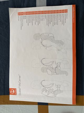 Mochila Porta Bebé Stokke Roja