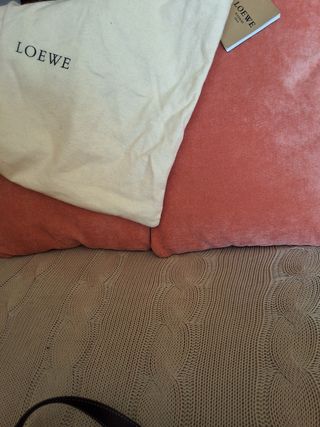Bolso Loewe azul con monograma
