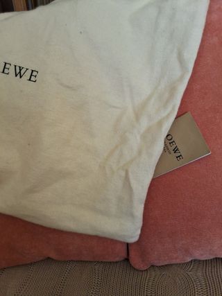 Bolso Loewe azul con monograma