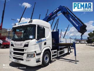 SCANIA P 370 GRUA HIAB 188 CAJA FIJA 18T EURO 6