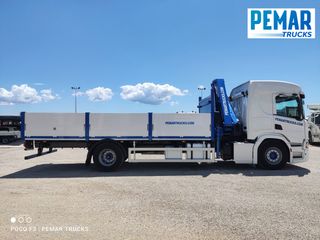 SCANIA P 370 GRUA HIAB 188 CAJA FIJA 18T EURO 6
