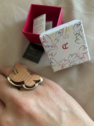 Anillo Cristian Lay Oro y Plata ajustable
