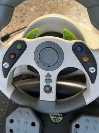 Volante Xbox 360 con pulsanti