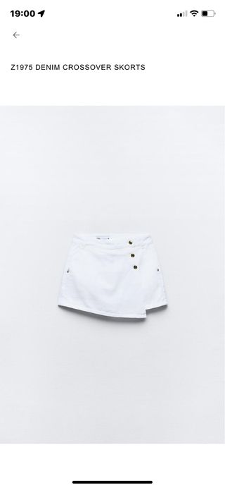 Falda vaquera Zara cruzada