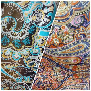 Kimono reversible estampado paisley