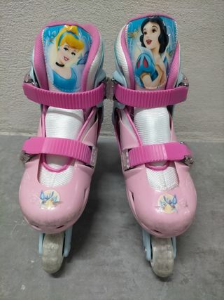 Patines de ruedas de princesas Disney