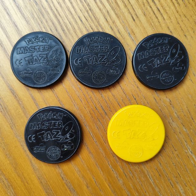 5 Master Tazos Pokémon Brock y James