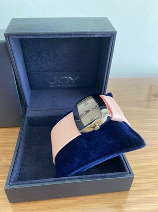 Reloj Joy by Joy Taker plateado y rosa