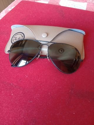 Gafas de Sol Ray-Ban Aviator negras tamaño 62
