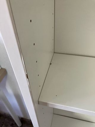 Librería Estrecha Blanca Ikea