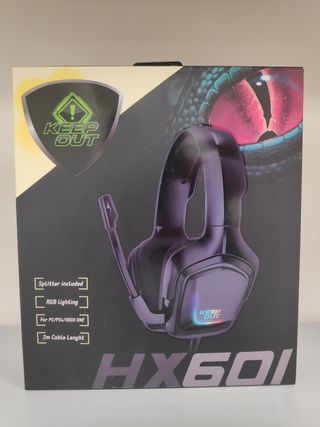 Auriculares Gaming KEEP OUT HX601 RGB
