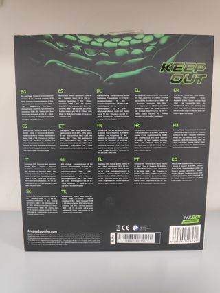 Auriculares Gaming KEEP OUT HX601 RGB