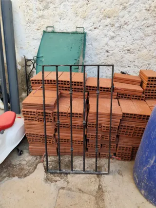 Reja negra de hierro 