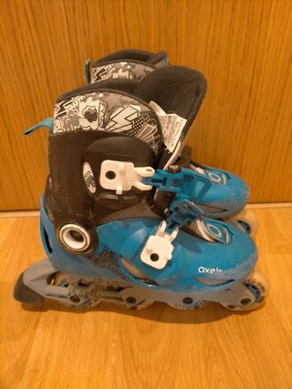 Patines de ruedas niño, talla 30-32