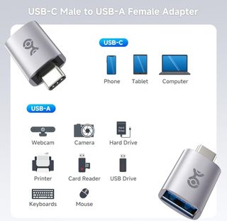 Adaptadores Cable Matters USB-C a USB-A (10GBPS)