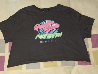 Camiseta Bershka gris talla S