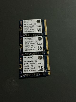 3x Kingston SNV3SM3 500GB SSD NVMe 