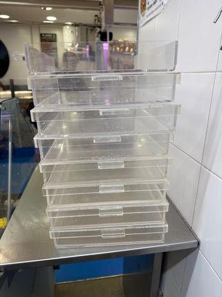 Bandejas metacrilato para mostrador