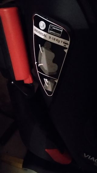 Silla de coche Peg-Pérego de 9 a 18 kg.con Isofix.