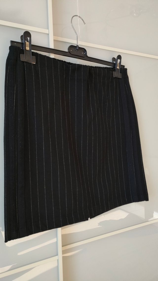 Gonna Sisley gessata nera tg 40