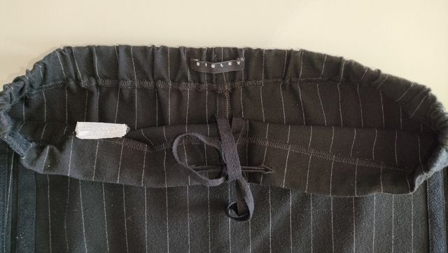 Gonna Sisley gessata nera tg 40