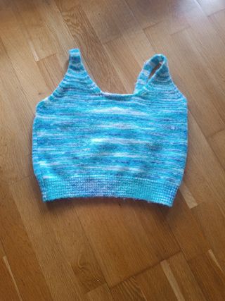 Top tirantes lana multicolor sin estrenar