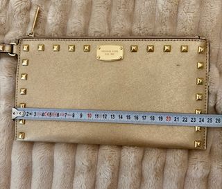 Cartera Michael Kors Dorada - auténtica 