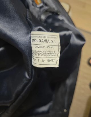 Chaqueta de cuero negra hombre