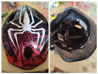 Casco infantil bicicleta Spiderman