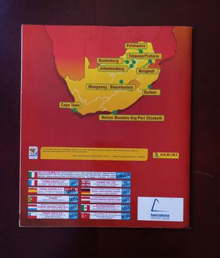 Álbum Panini Mundial Sudáfrica 2010