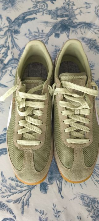 Zapatillas Puma Easy Rider Beige/Verde