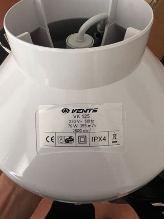 VENTS VK 125 Ventilador Centrífugo