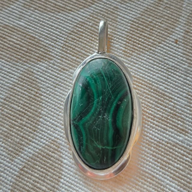 Colgante Plata 925 Malaquita