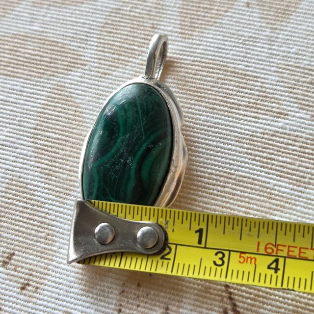 Colgante Plata 925 Malaquita