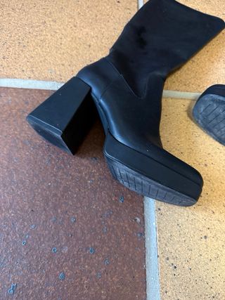 Botas negras plataforma talla 36