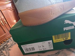 Zapatillas Puma Palermo Azul-Verde Talla 36