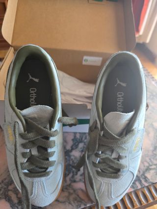 Zapatillas Puma Palermo Azul-Verde Talla 36