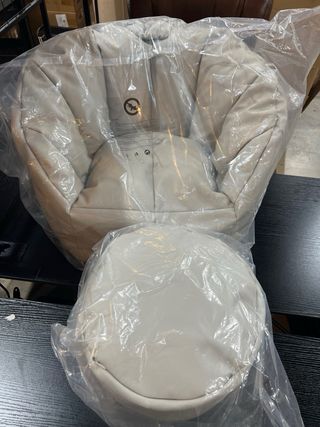 Sofá infantil beige polipiel