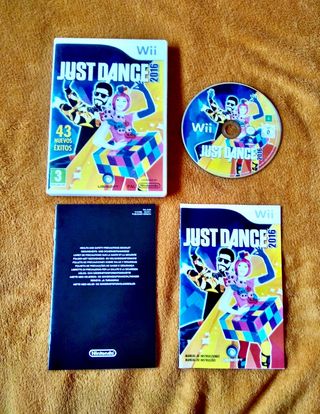 Juego Wii original
Just Dance 2016.