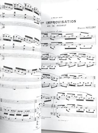 Francis POULENC - 15 IMPROVISACIONES para PIANO