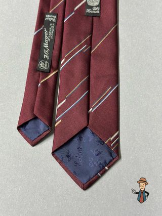 Corbata Edsor Kronen Seda Pura Hecha a Mano
